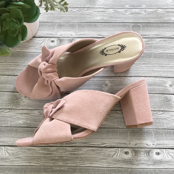 JoyFolie pink mule slides - Picture 3 of 6